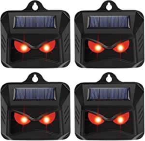 4 Pack Solar Animal Repellent – Ultrasonic pest repellers