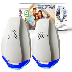 Ultrasonic Pest Repeller Pack of 2 – Pest Repellent Plug in – Mice Repellent – Spider Repellent – Insect Repellent